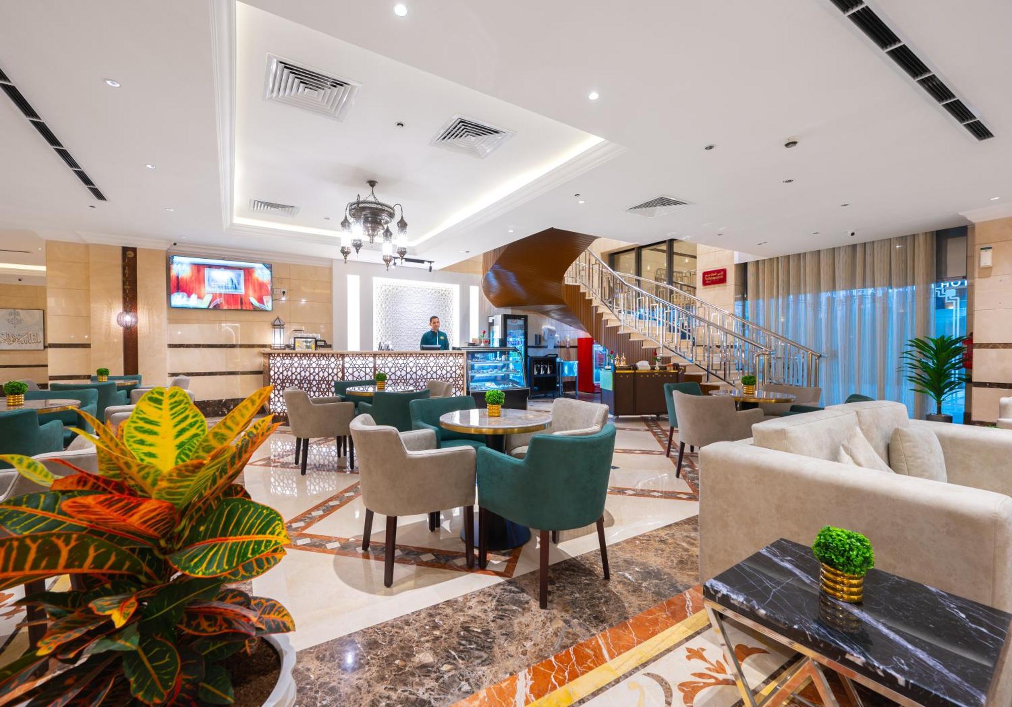 Shaza Regency Plaza Al Madinah Hotell Medina Exteriör bild Lobby